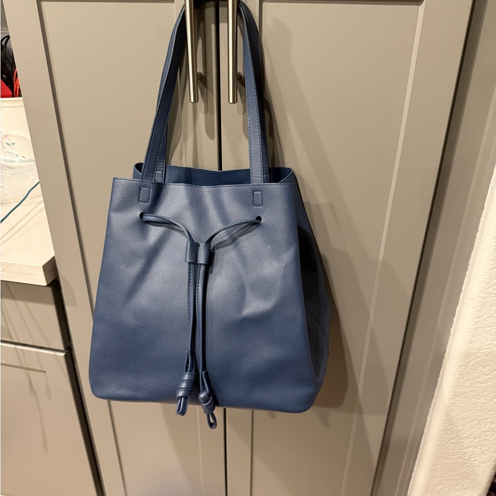 Lionel Regan Cobalt Blue Tote Bag - Vegan Leather